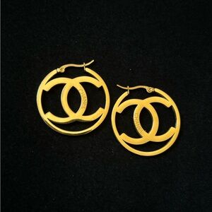 Stainless steel Hoop earrings